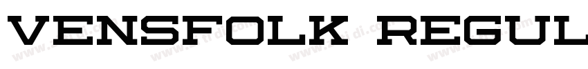 Vensfolk Regular字体转换